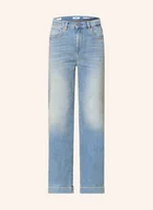 Spodnie damskie - Replay Jeansy Straight Meija blau - miniaturka - grafika 1