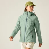 Kurtki damskie - Dare 2b Kurtka przeciwdeszczowa damska z membraną Switch Up III Zielony, Rozmiar: 38 - miniaturka - grafika 1