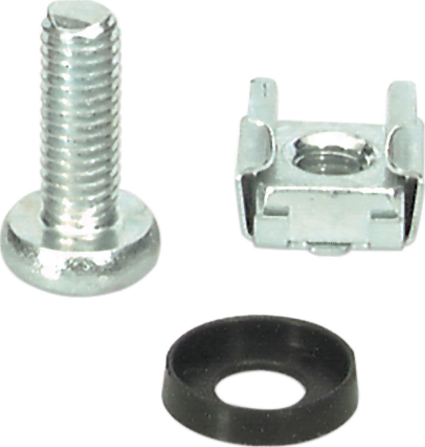 EFB EFB Kaefigmuttern Schraubensatz M6 Set a 50 Stueck Unterlegscheiben aus Kunststoff geeignet fuer Materialstaerken bis 20m 691100HQ