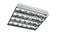 Oprawy, klosze i abażury - Oprawa rastrowa podtynkowa do LED 4x60cm 1-stronna GERMINA - miniaturka - grafika 1
