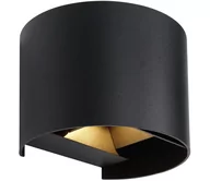 Lampy ogrodowe - Globo 34168RB - LED Kinkiet zewnętrzny VERONIKA 2xLED/3W/230V IP44 czarny - miniaturka - grafika 1