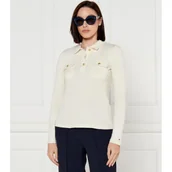 Bluzki damskie - Tommy Hilfiger Polo | Slim Fit - miniaturka - grafika 1