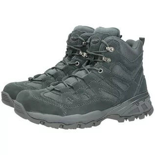 Buty trekkingowe męskie - Mil-Tec Mil-Tec Mil-Tec Buty Trekkingowe Wysokie Trooper Szare 40 18841-F - grafika 1