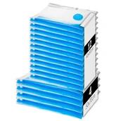 Pokrowce na ubrania - WORKI PRÓZNIOWE WIELORAZOWE NA UBRANIA POŚCIEL ZESTAW 16 SZTUK 2 ROZMIARY - miniaturka - grafika 1