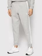 Spodnie męskie - Adidas Spodnie dresowe Classics GN3530 Szary Fitted Fit - miniaturka - grafika 1