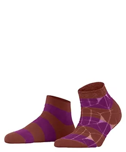 FALKE Kobiety Skarpety do trampek Hyper Pop W SN Zrównoważona Bawełna krótkie z wzorem 1 Para, Brązowy (Cayenne 5163), 35-38 - Skarpetki damskie - miniaturka - grafika 1