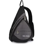 Plecaki - Plecak sportowy mały lekki na ramię pojemny do biegania rower żagle lekki szary T18 - Bag Street - miniaturka - grafika 1