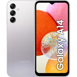 Samsung Galaxy A14 4GB/128GB Dual Sim Srebrny - Telefony komórkowe - miniaturka - grafika 1