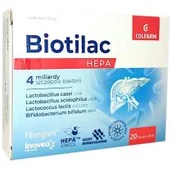 Układ pokarmowy - Colfarm Biotilac Hepa Suplement diety 20 kaps. - miniaturka - grafika 1