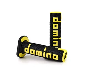 Domino A360 czarna i żółta osłona kierownicy do motocykli crossowych TT - Części motocyklowe - miniaturka - grafika 1