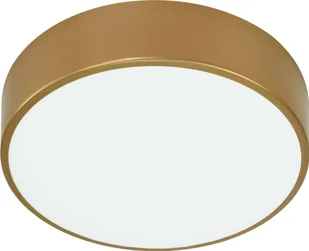 Lampa sufitowa Orno OVO plafon LED, 43W, 4000K, 4750lm, złota stal, klosz szklany matowy, IP20, ? 400 - Lampy sufitowe - miniaturka - grafika 1