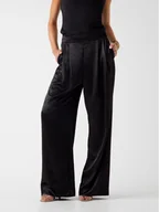 Spodnie damskie - Guess Spodnie materiałowe 180020 Czarny Slim Fit - miniaturka - grafika 1