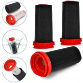 Filtry do odkurzaczy - 3x KOMPLETNY ZMYWALNY FILTR DO ODKURZACZA BOSCH FLEXXO SERIE 4 /12026520 - miniaturka - grafika 1