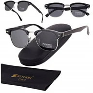 Okulary przeciwsłoneczne - Okulary przeciwsłoneczne z polaryzacją POL-5061A czarny/srebrny - miniaturka - grafika 1