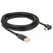 Kable komputerowe i do monitorów - Delock Kabel mini Usb kątowy prawo - Usb M/M 2.0 3 - miniaturka - grafika 1
