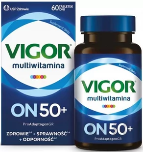 VIGOR Multiwitamina ON 50+, 60 tabletek - Witaminy i minerały - miniaturka - grafika 1