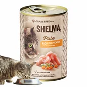 Mokra karma dla kotów - Bezzbożowy pasztet dla kota z kurczakiem i rokitnikiem Shelma 400 g - miniaturka - grafika 1