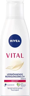 Nivea Vital, Mleczko Oczyszczające Do Twarzy, 200ml - Mleczka do demakijażu - miniaturka - grafika 1