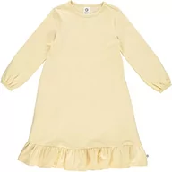 Sukienki - Müsli by Green Cotton Dziewczęca sukienka nocna Nightgown, Calm Yellow, 128 cm - miniaturka - grafika 1