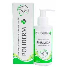 Poliderm Emulsja do pielęgnacji skóry 140ml - Szampony i odżywki dla psów - miniaturka - grafika 1