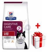 HILL'S PD Prescription Diet Feline i/d 400g + niespodzianka dla kota  GRATIS!