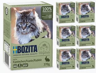 Bozita Cat Królik W Galaretce 6 x 370g - Mokra karma dla kotów - miniaturka - grafika 1