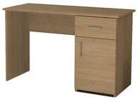 Biurka - Biurko FRANEK 120 cm z szuflada SONOMA - miniaturka - grafika 1