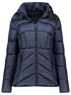 Kurtki damskie - Geographical Norway Kurtka pikowana "Blanche" w kolorze granatowym - miniaturka - grafika 1