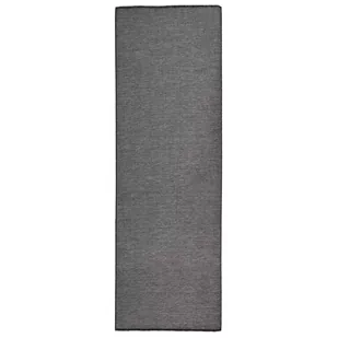 vidaXL Dywan zewnętrzny o płaskim splocie, 80x250 cm, szary - Dywany zewnętrzne - miniaturka - grafika 1