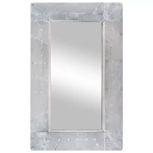vidaXL Lumarko Lustro ścienne w stylu Aviator, 80x50 cm, metalowe 320637 - Lustra - miniaturka - grafika 1