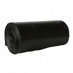 Worki Na Śmieci Czarne, Ldpe, 60L A’50 - Worki na śmieci - miniaturka - grafika 1