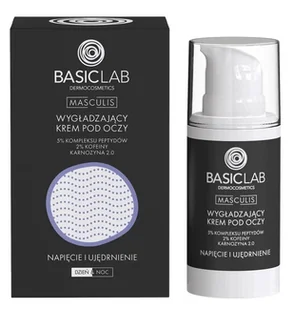 BasicLab Masculis Wygładzający Krem pod Oczy dla Mężczyzn 15ml - Kosmetyki pod oczy - miniaturka - grafika 1