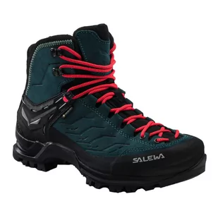 Buty trekkingowe damskie Salewa MTN Trainer Mid GTX niebieskie 00-0000063459 - Buty trekkingowe damskie - miniaturka - grafika 1