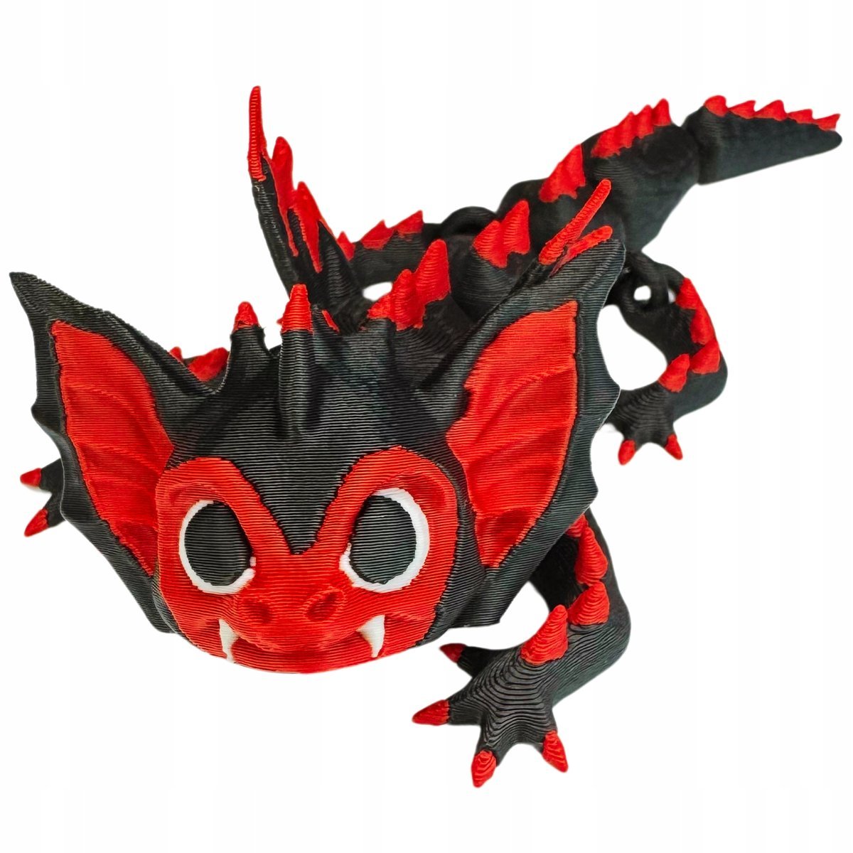 Smoczek Wampirek - Vampire Baby Dragon – Figurka 3D Słodkiego Małego Smoka