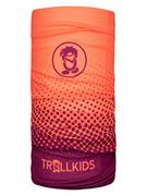 Szaliki i chustki dla dzieci - Trollkids Szal-koło "Pointilism" w kolorze pomarańczowo-czerwonym - miniaturka - grafika 1