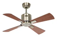 Wentylatory sufitowe - Energooszczędny wentylator sufitowy z pilotem Eco Neo III WiFi 92 cm mosiądz orzech antyczny / wiśnia łopatki drewniane - miniaturka - grafika 1