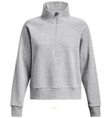 Koszulki męskie - Under Armour UA Rival Polar HZ, szary, XS - miniaturka - grafika 1