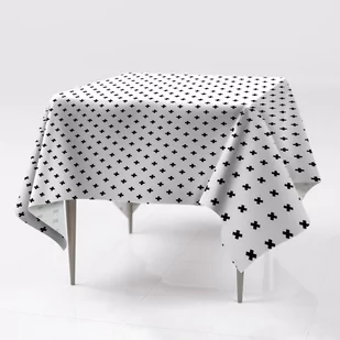 Różne obrusy na stół wzory Monochromatyczne plusy, Fabricsy - Obrusy i serwetki - miniaturka - grafika 1