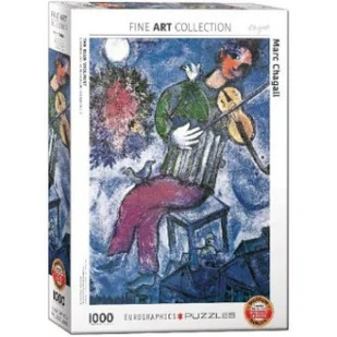 Eurographics Puzzle 1000 elementów. Niebieski skrzypek, Marc Chagall - Puzzle - miniaturka - grafika 2