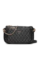 Torebki damskie - GUESS Yarmilla podwójna torebka crossbody, Czarny, One Size - miniaturka - grafika 1