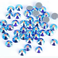 Ozdoby do paznokci - Cyrkonie A'la Swarovski SS3 Sapphire AB 50szt - miniaturka - grafika 1