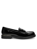 Półbuty damskie - Gino Rossi Lordsy LUISA-112989 Czarny - miniaturka - grafika 1