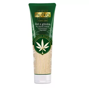 NUTKA NUTKA Żel z glinką do mycia twarzy Konopie polskie 100ml 45669-uniw - Żele do mycia twarzy - miniaturka - grafika 2