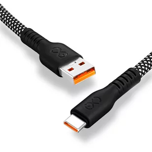 Kabel USBA-USBC eXc IMMORTAL, 0.9m, czarny - Kable USB - miniaturka - grafika 1