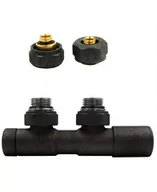 Zawory i kraniki - Zawór regulacyjny 50mm TWINS ciemny grafit strukturalny prawy Pex - miniaturka - grafika 1