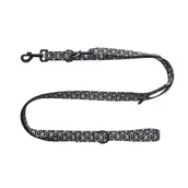 Smycze dla psów - Chaba Smycz Fashion - 15-260cm Czarna - miniaturka - grafika 1