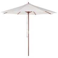 Parasole ogrodowe - Beliani Parasol ogrodowy 270 cm kremowy TOSCANA 12250 12250 - miniaturka - grafika 1