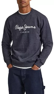 Pepe Jeans Bluza męska Nouvel, Niebieski (Dulwich), L - Bluzy męskie - miniaturka - grafika 1