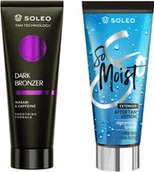Balsamy i kremy do opalania - Soleo Tan Technology Dark Bronzer + So Moist Po Opalaniu Gratis - miniaturka - grafika 1
