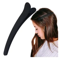 Ozdoby do włosów - Spinka do Włosów Czarna Duża Klips Fryzjerska z Ząbkami Lekka i Wytrzymała - miniaturka - grafika 1